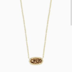 Kendra Scott Gold Drusy Elisa Necklace